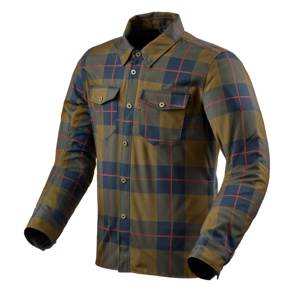 Rev'it! REV'IT Bison 2 H2O Overshirt Ocher Yellow/Navy
